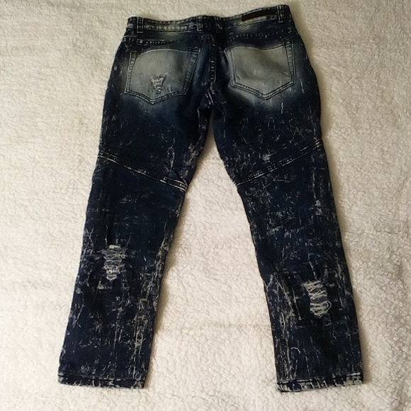 BLACK PREMIUM SIZE 28/30 STRETCH JEANS FOR MEN LIKE NEW! - Picture 4 of 8